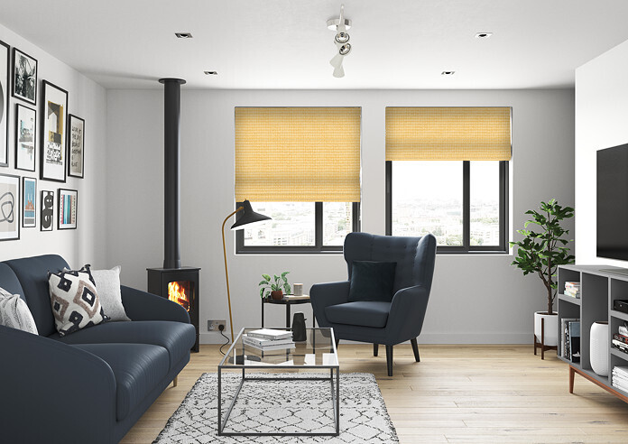 Ditto, Saffron - Twist&Fit Roman Blind - Image 5